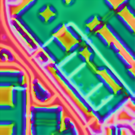AutoCompass representation for the second map