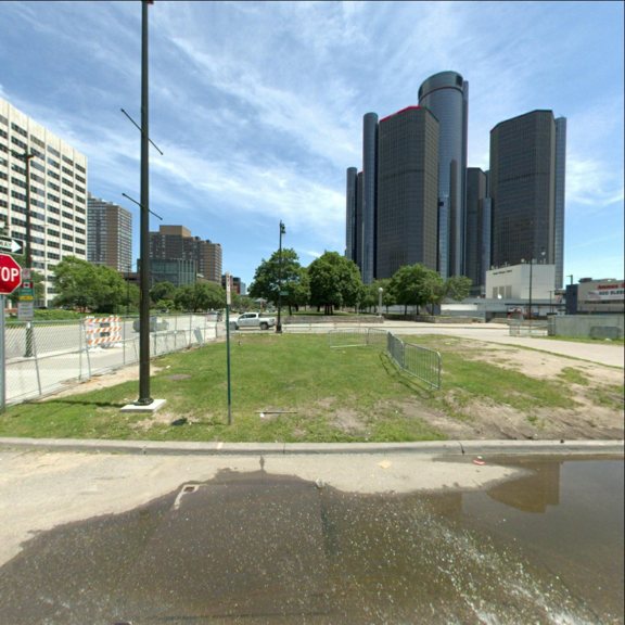 Metropolis ground-truth target view